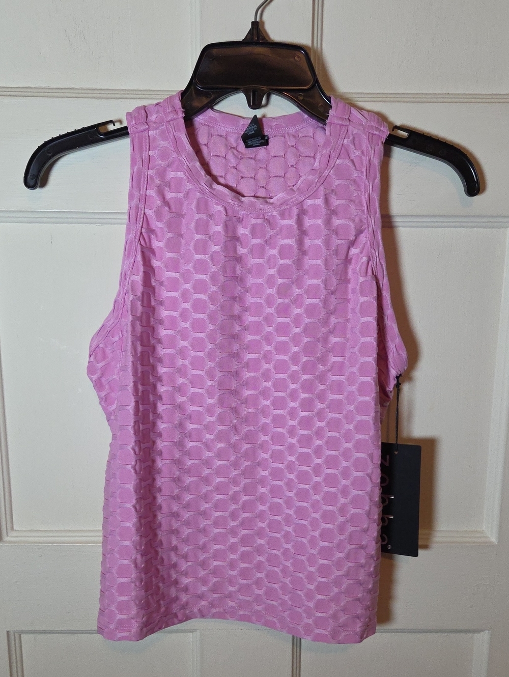 Zobha Millie Performance Racerback Tank In Pink Size Medium